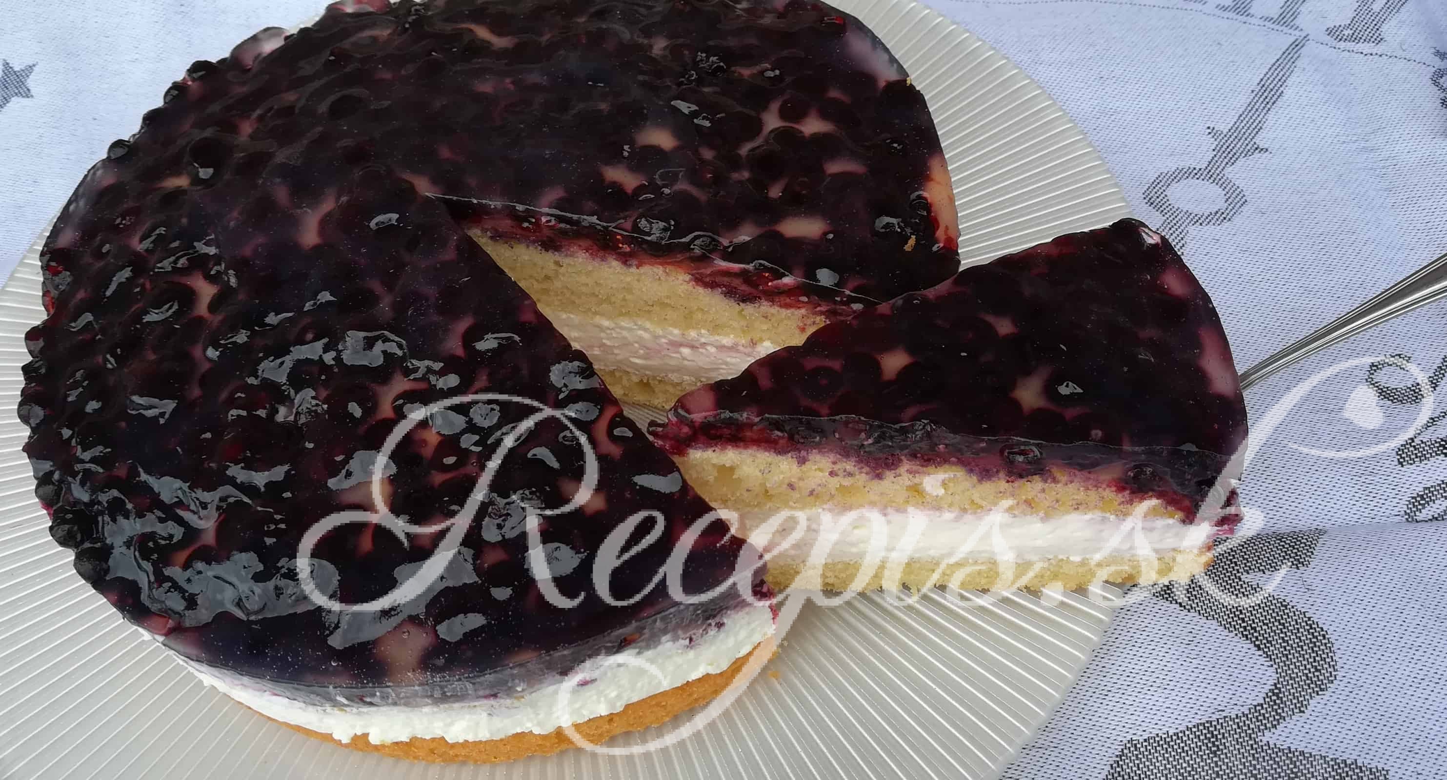 Čučoriedková torta Čučoriedková torta