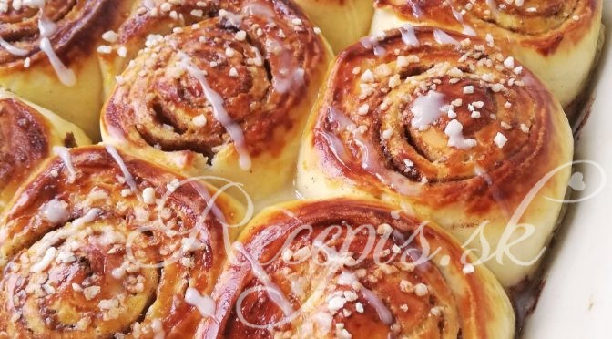 Cinnamon rolls with icing