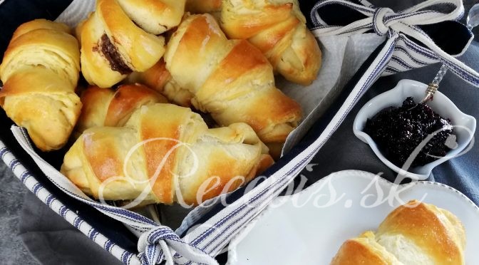 Domáce croissanty pripravené za noc