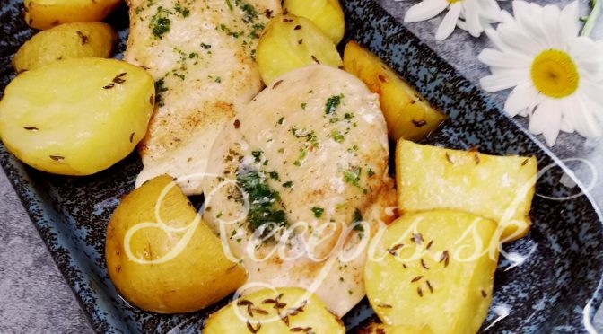 Recept do 15 minút- Šťavnaté kuracie prsia plnené bylinkovým maslom