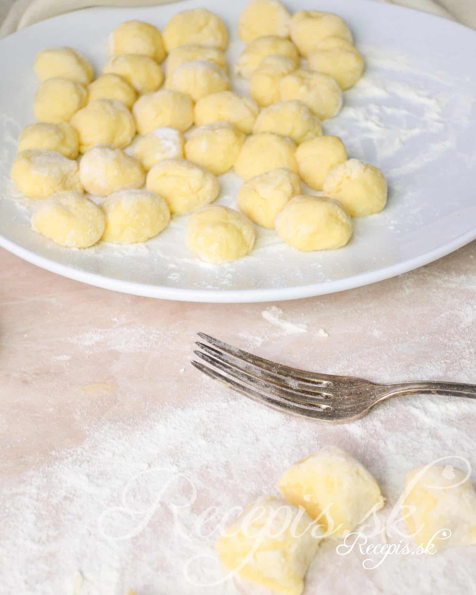 Fluffy potato gnocchi