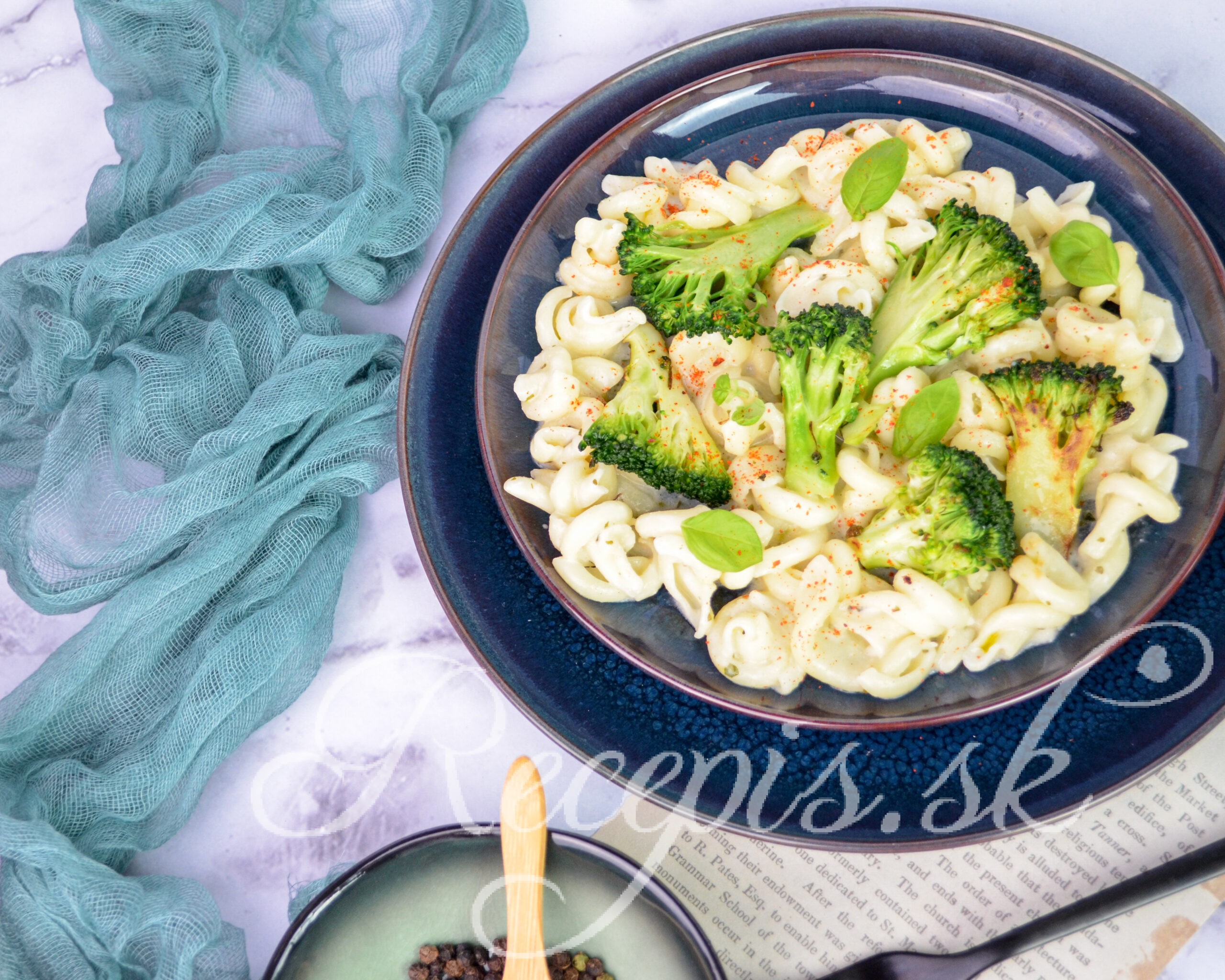 Výborný recept do 15 minút – cestoviny s pečenou brokolicou
