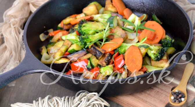 Great side dish -crunchy roasted vegetables