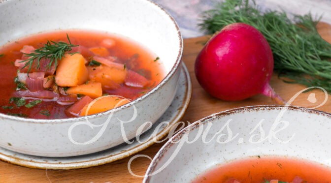 Vegan borscht soup