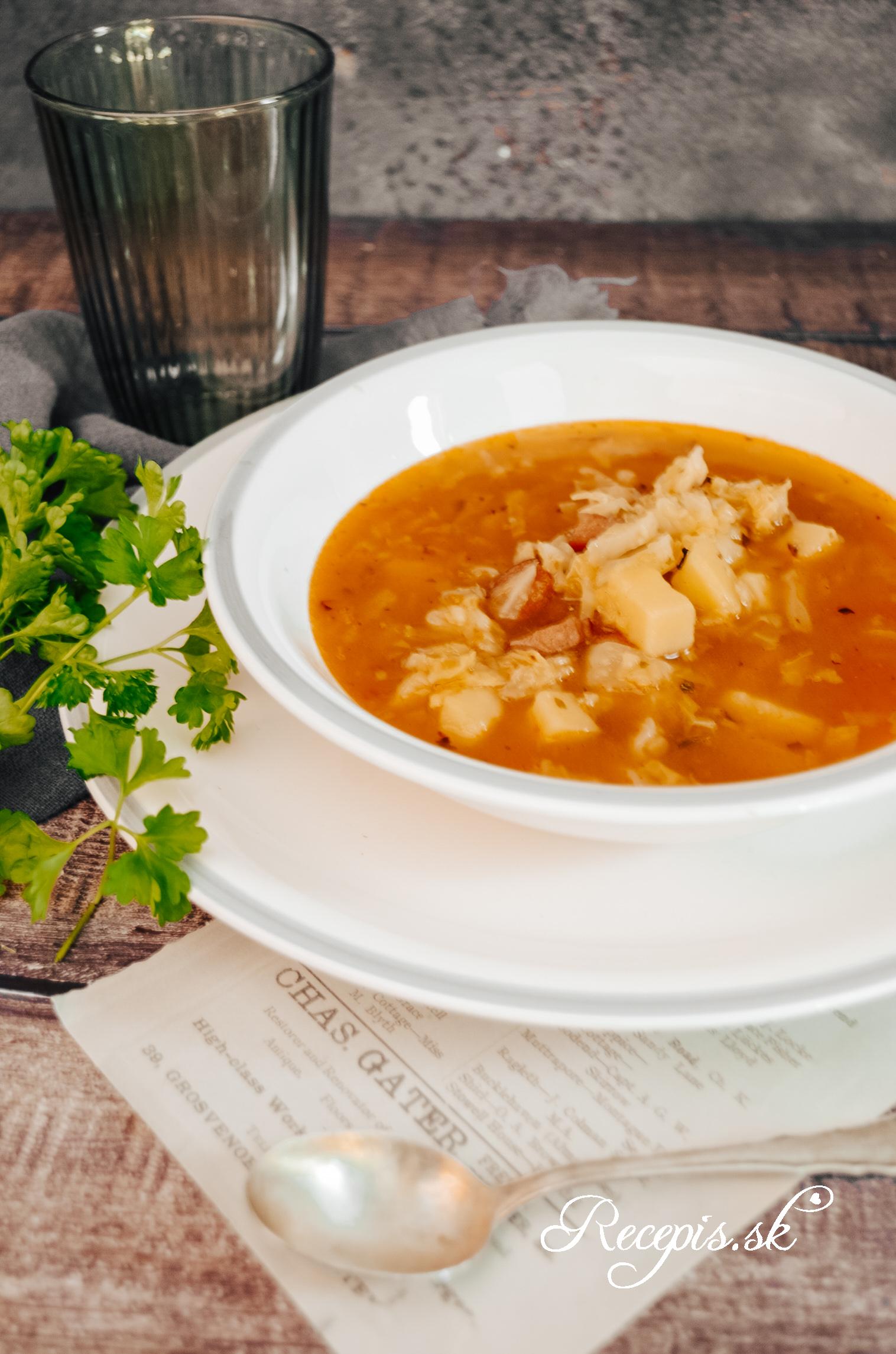 kelová polievka recept tradičný