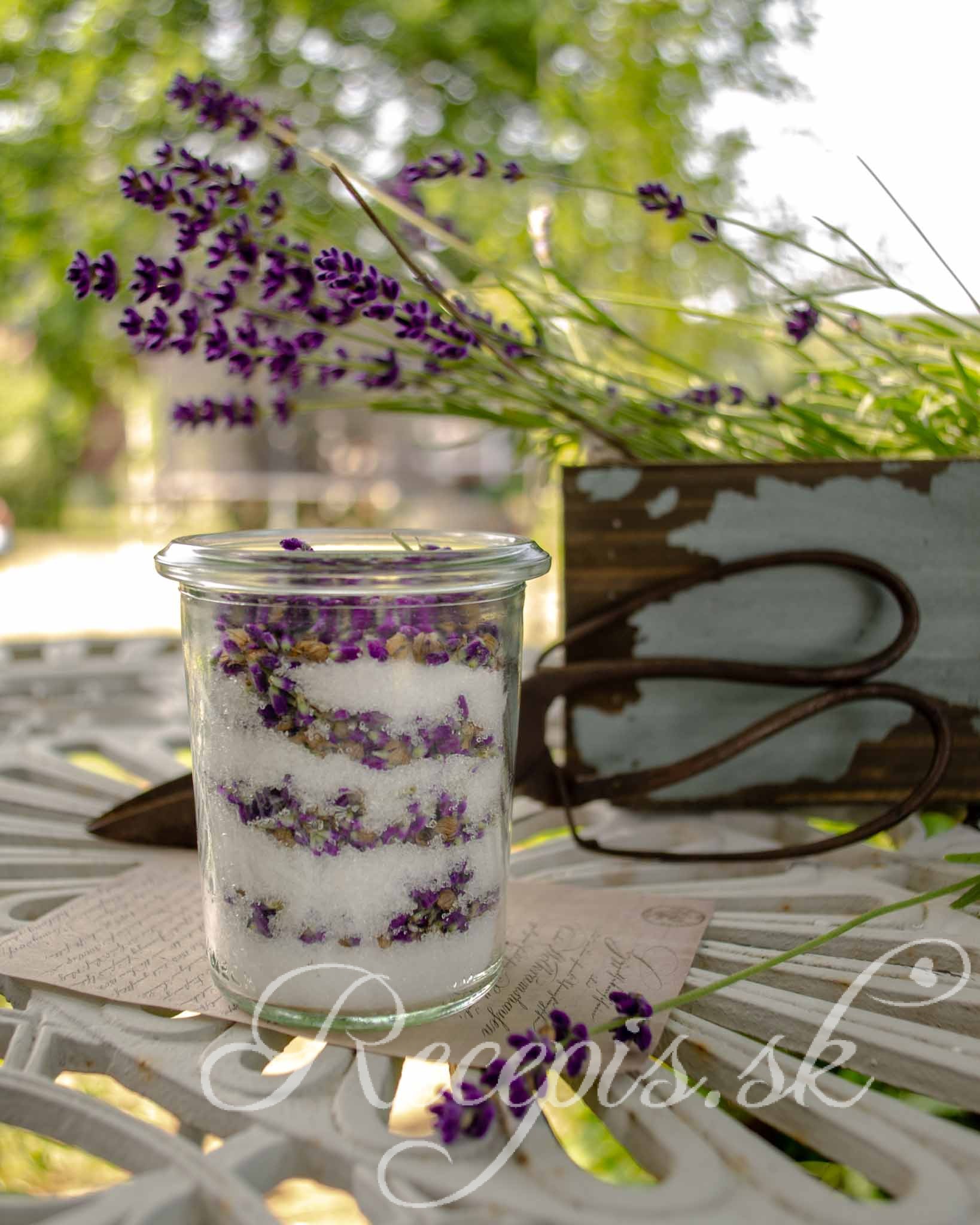 Healing lavender syrup without cooking