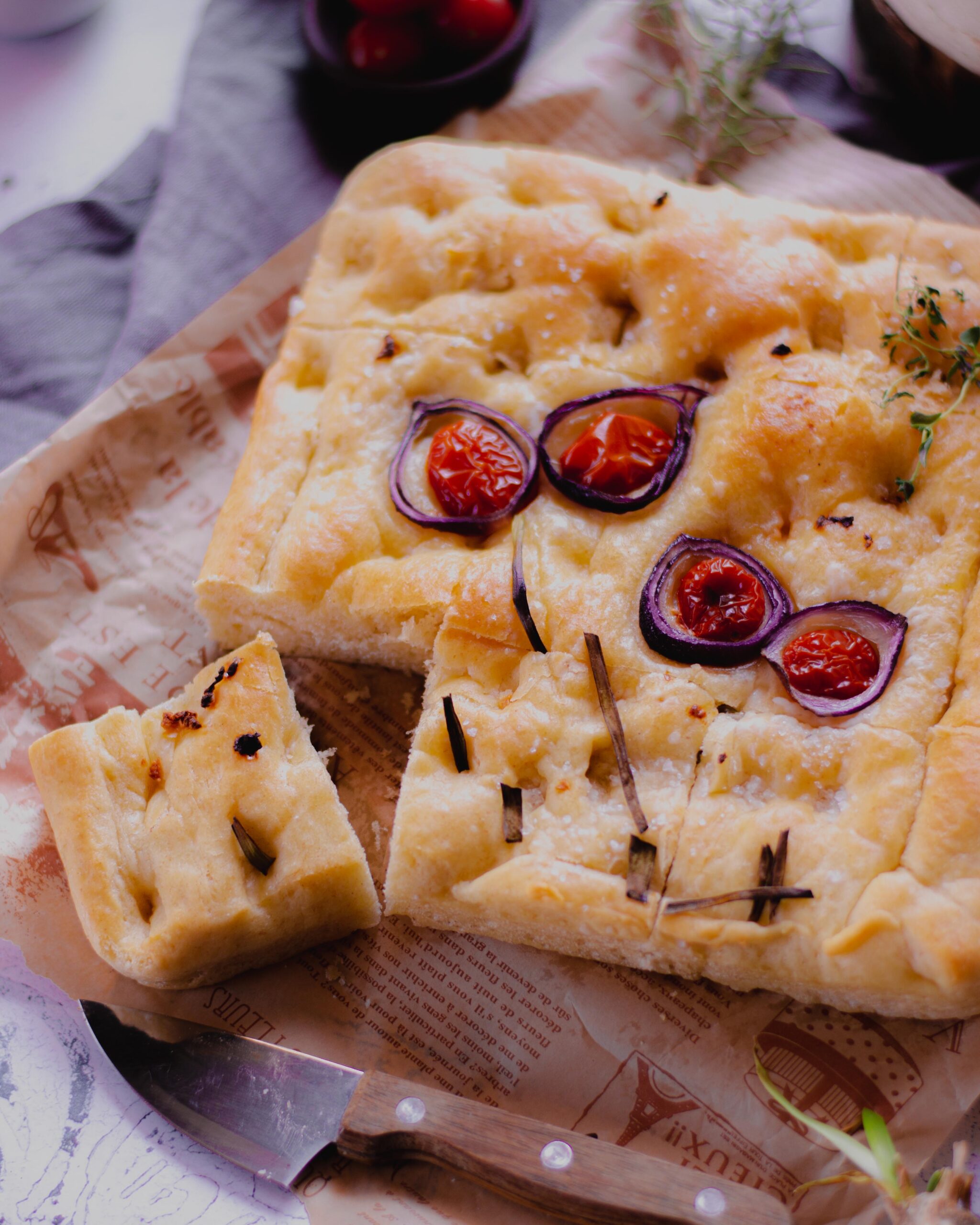 Klasická Focaccia s pridaným kváskom