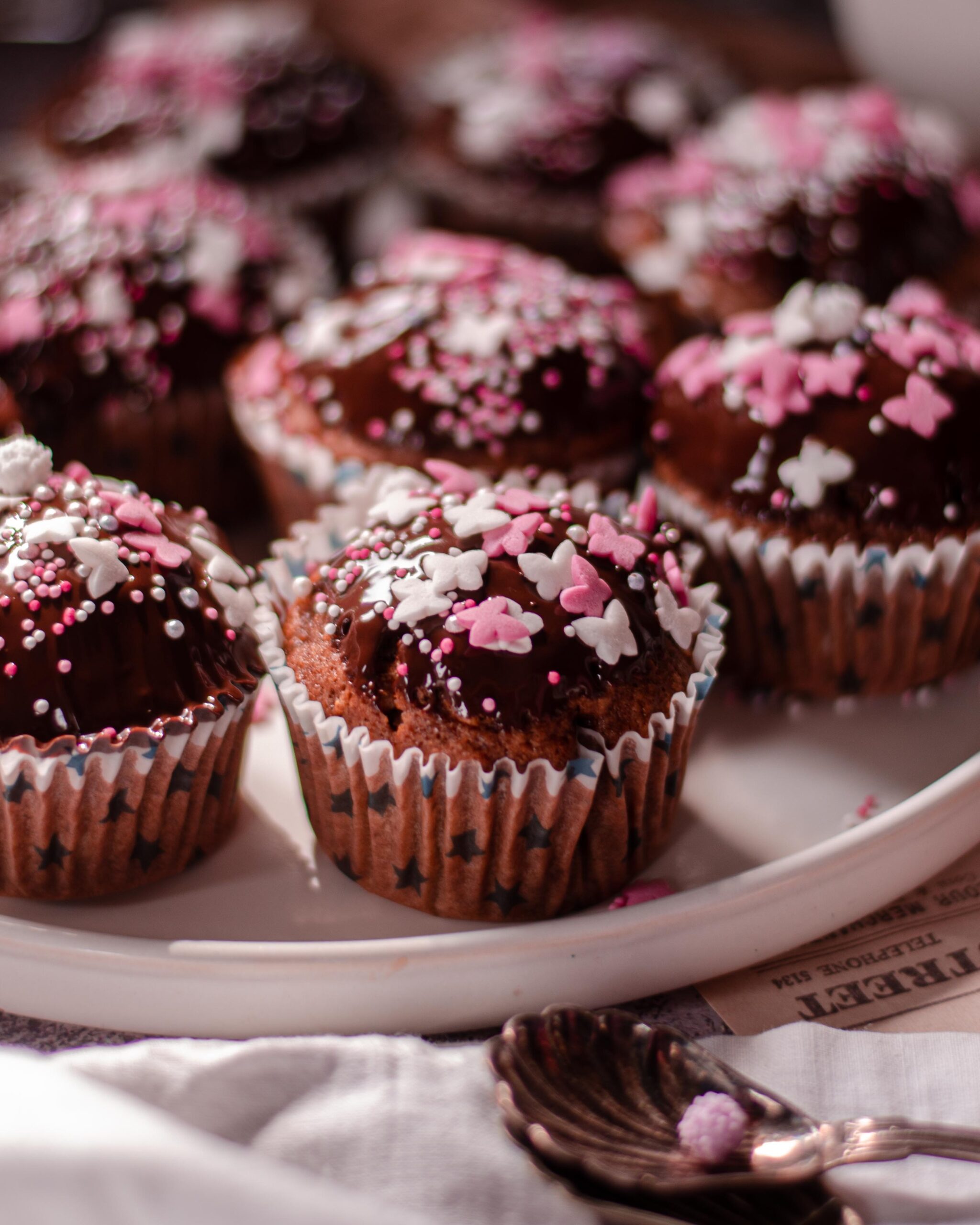 Jablkové muffiny s granolou