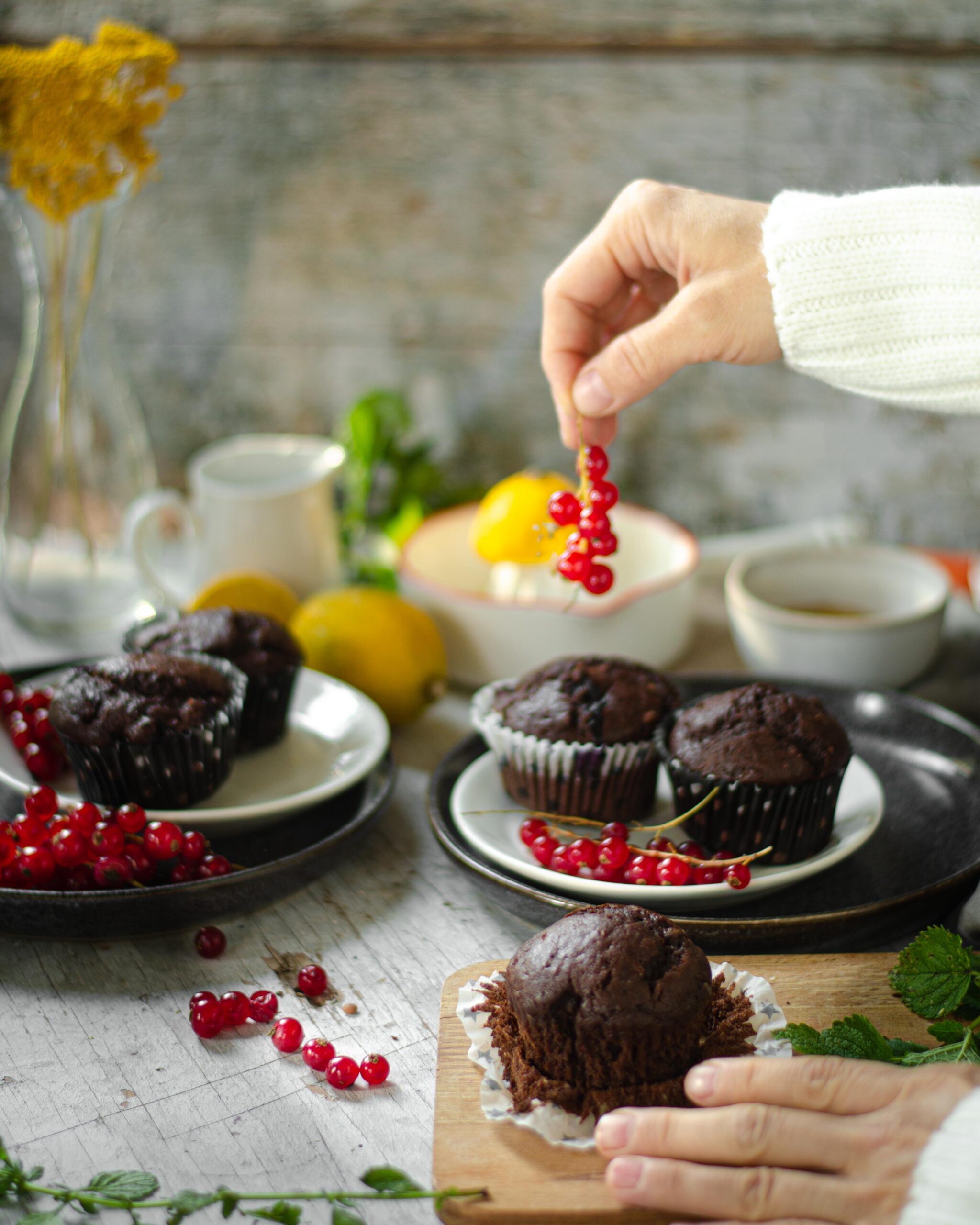 Jednoduché banánové muffiny s čokoládou