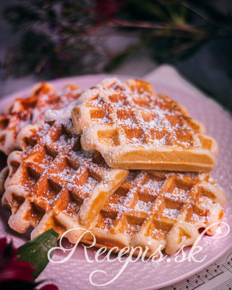 Belgické wafle, video recept