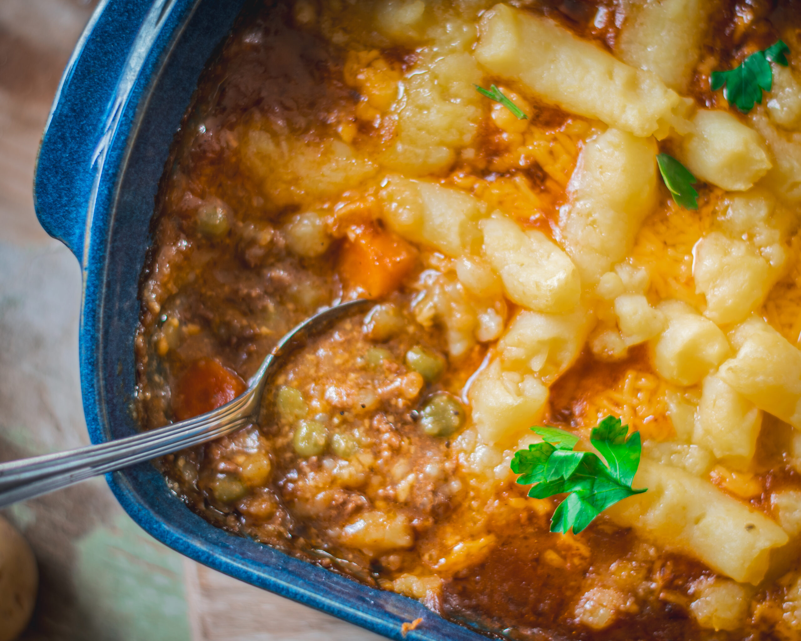 Shepherd’s pie – Zapečený pokrm z hovädzieho mletého mäsa