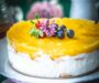 Nepečená tvarohová torta s mangom