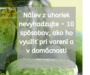 10 spôsobov, ako chutne využiť zvyšný nálev z uhoriek
