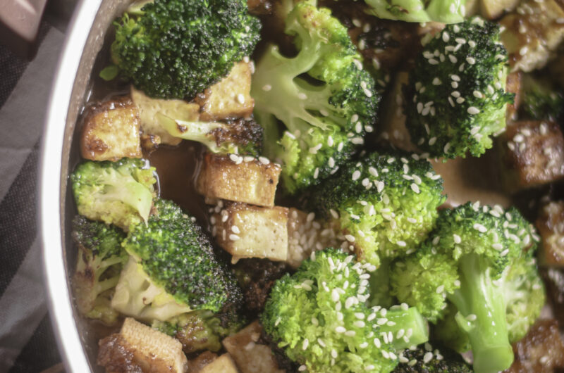 Krémová brokolica s tofu a ryžou