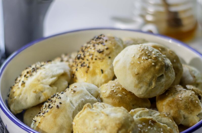Kysnuté žemličky s feta syrom